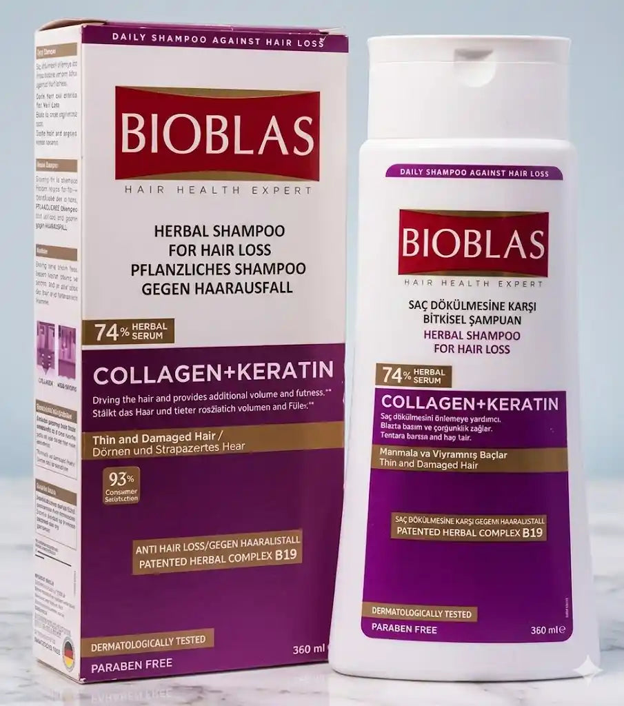 Bioblas Caffeine + Ginseng Shampoo – Anti Hair Loss & Strengthening Shampoo for Hair Fall Control & Thinning Hair Prime Mall