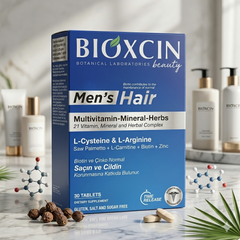 Bioxcin Beauty Men’s Hair Multivitamin - 30 Tablets for Hair & Skin Health Dr Habib's Hair Transplant Bannu