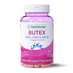 Butex Pakistan – Best Beauty Multivitamin for Hair Growth, Skin Glow & Nails | Nutrifactor Prime Mall