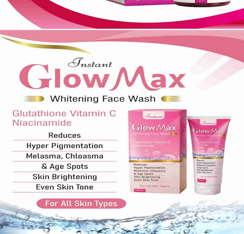 Instant GlowMax Brightening Face Wash – Glutathione, Vitamin C & Niacinamide – 100ml Dr Habib's Hair Transplant Bannu