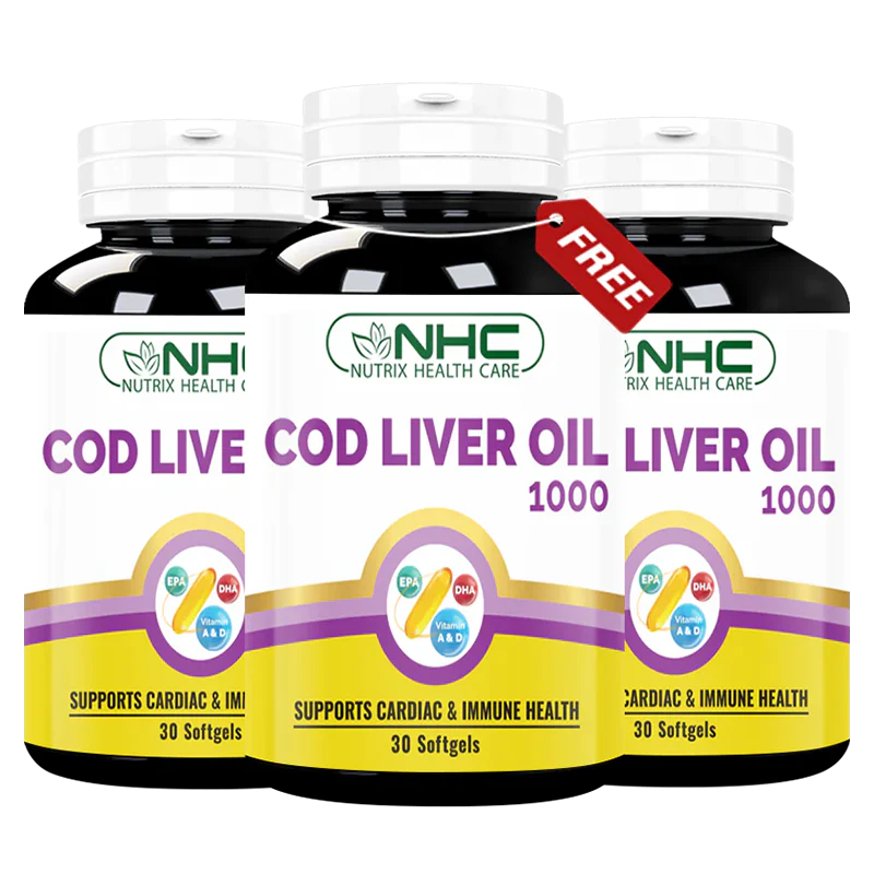 2 Cod Liver Oil + 1 Cod Liver Oil Free