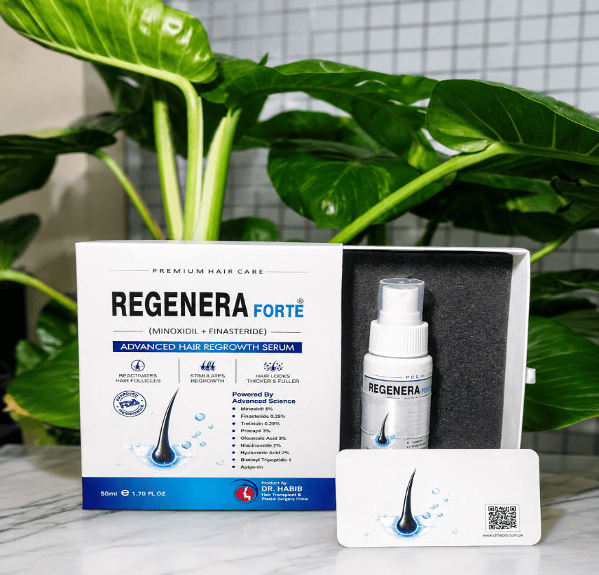 DR. HABIB REGENERA FORTE® Advanced Hair Regrowth Serum with Minoxidil & Finasteride (50ml) Prime Mall