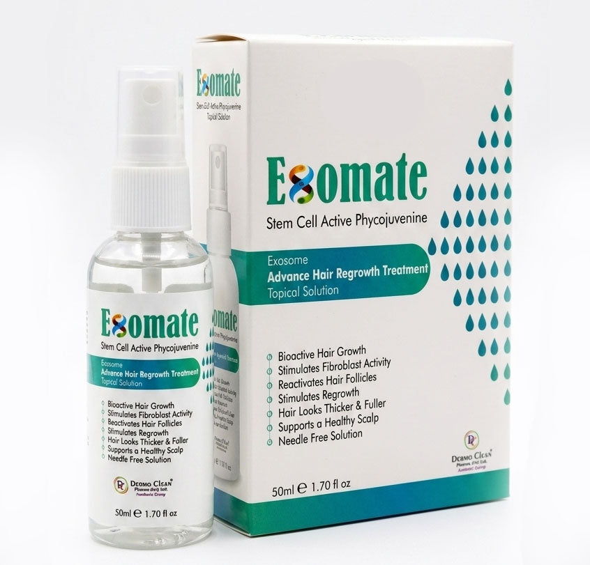 **Exomate Stem Cell Active Phycojuvenine Hair Growth Serum – Bioactive Follicle Reactivation & Scalp Renewal (Needle-Free)** Prime Mall