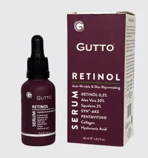 Gutto Retinol Serum – Anti Aging Skin Renewal Serum for Acne Marks, Wrinkles & Glow Boost Prime Mall