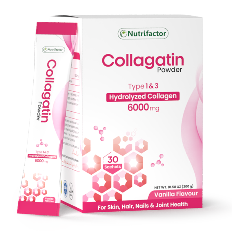 Collagatin Powder – Best Collagen Supplement for Skin, Hair & Joints in Pakistan | Nutrifactor Prime Mall