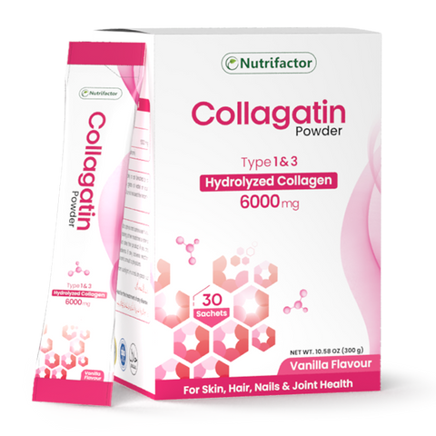 Collagatin Powder – Best Collagen Supplement for Skin, Hair & Joints in Pakistan | Nutrifactor Prime Mall