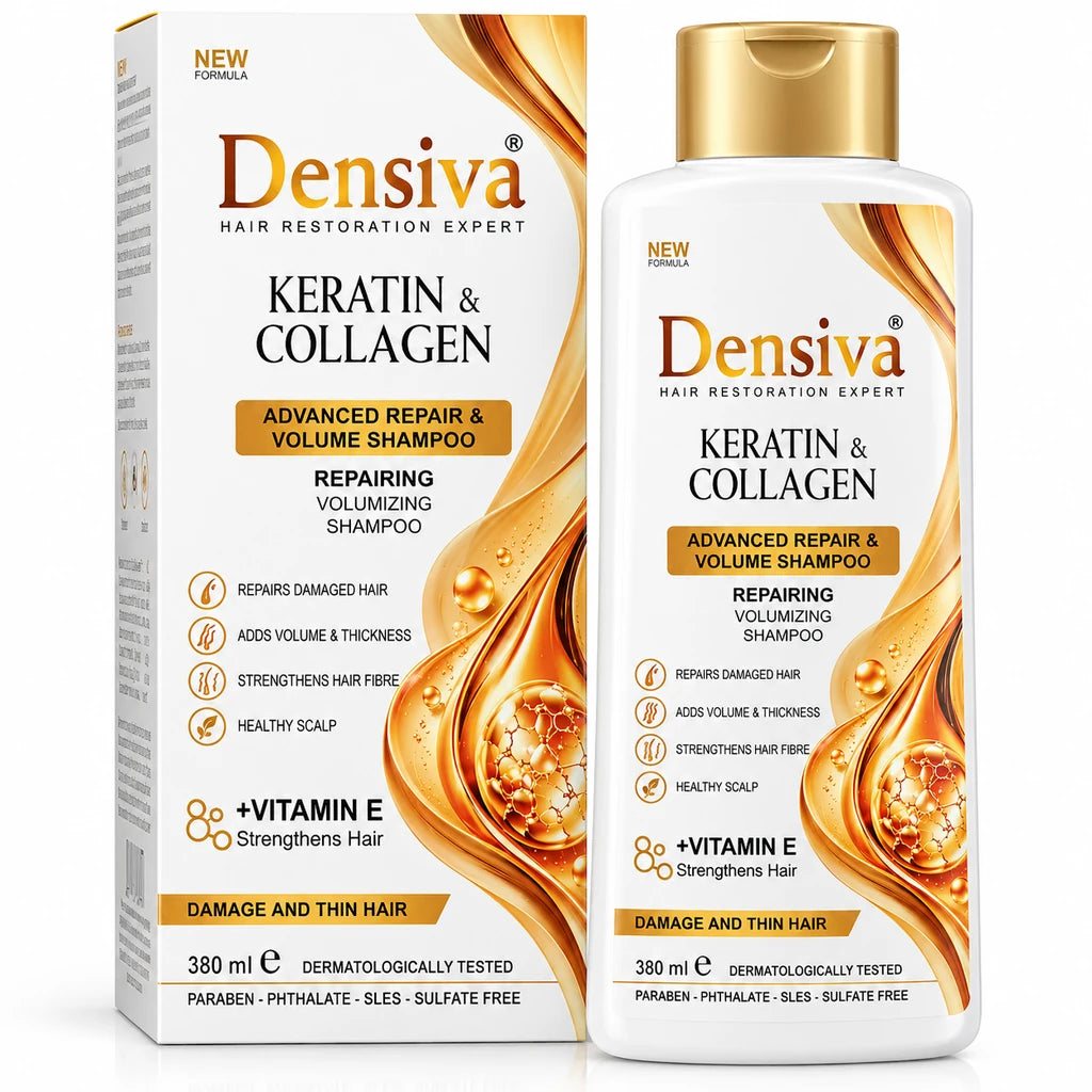 Densiva Keratin & Collagen Repair & Volume Shampoo 380ml | Dr Habib Prime Mall