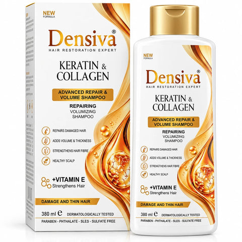 Densiva Keratin & Collagen Repair & Volume Shampoo 380ml | Dr Habib Prime Mall