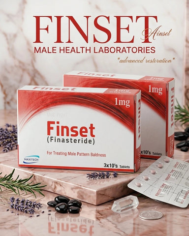 Finset Finasteride 1mg Tablets for Hair Loss in Men Dr Habib's Hair Transplant Bannu