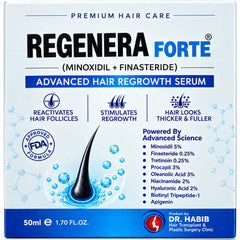 DR. HABIB REGENERA FORTE® Advanced Hair Regrowth Spray with Minoxidil & Finasteride (50ml) Prime Mall